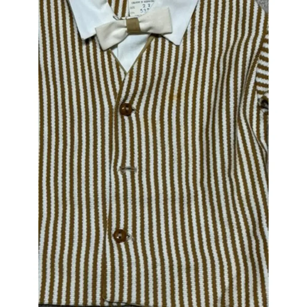 Nannekins by Nannette Vintage Baby Boy 2 Piece Corduroy Dressy Outfit 2T